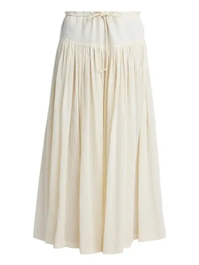 Berenice Cotton Gauze Wide-Leg Skirt Pants Berenice Cotton Gauze Wide-Leg Skirt Pants