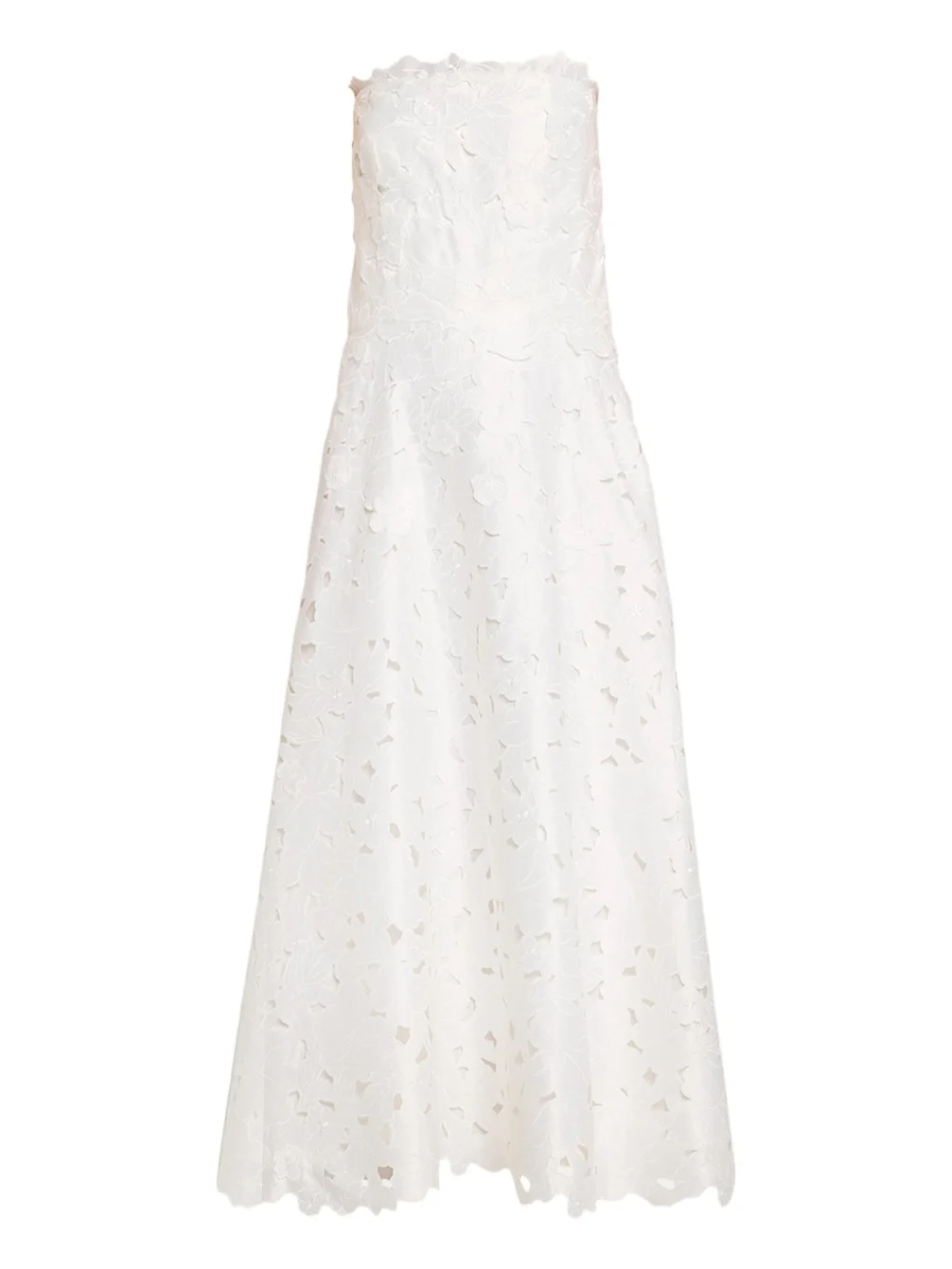 Vella Strapless A-Line Midi Dress