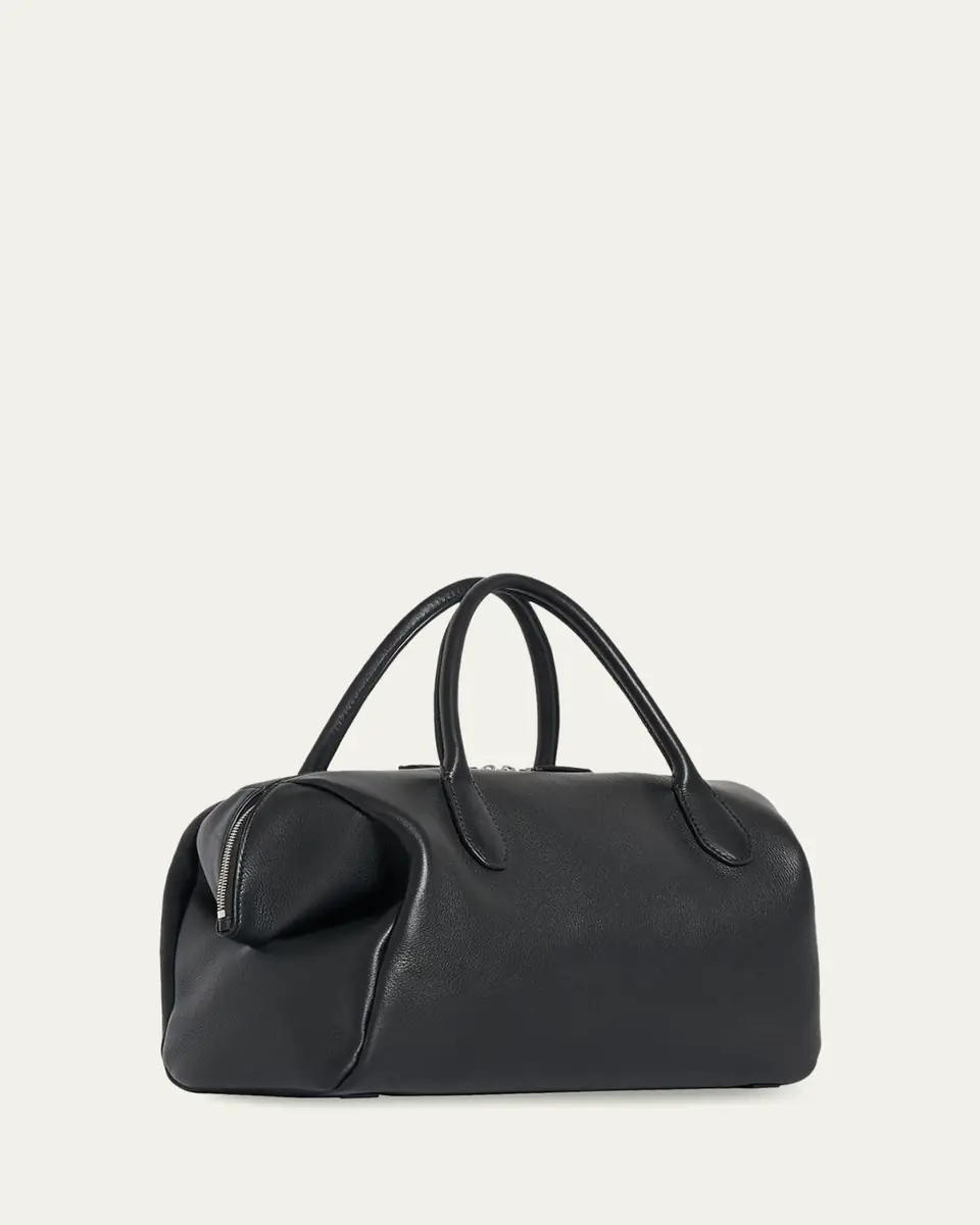 THE ROW Faye Rounded Top-Handle Bag in Leather | Thumbnail 5 THE ROW Faye Rounded Top-Handle Bag in Leather | Thumbnail 5
