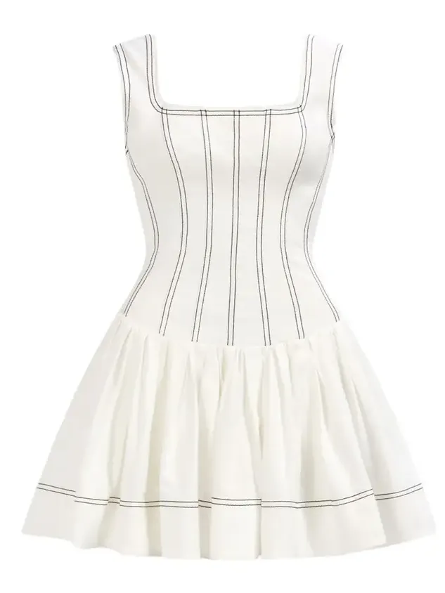 Parallel Poplin Mini Dress Parallel Poplin Mini Dress