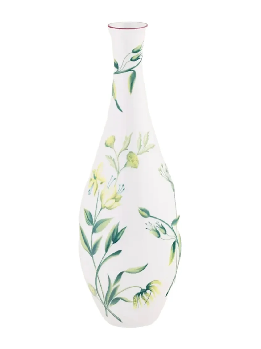 GINORI 1735 Florenza Acanto Stilla Vase, 12" Tall