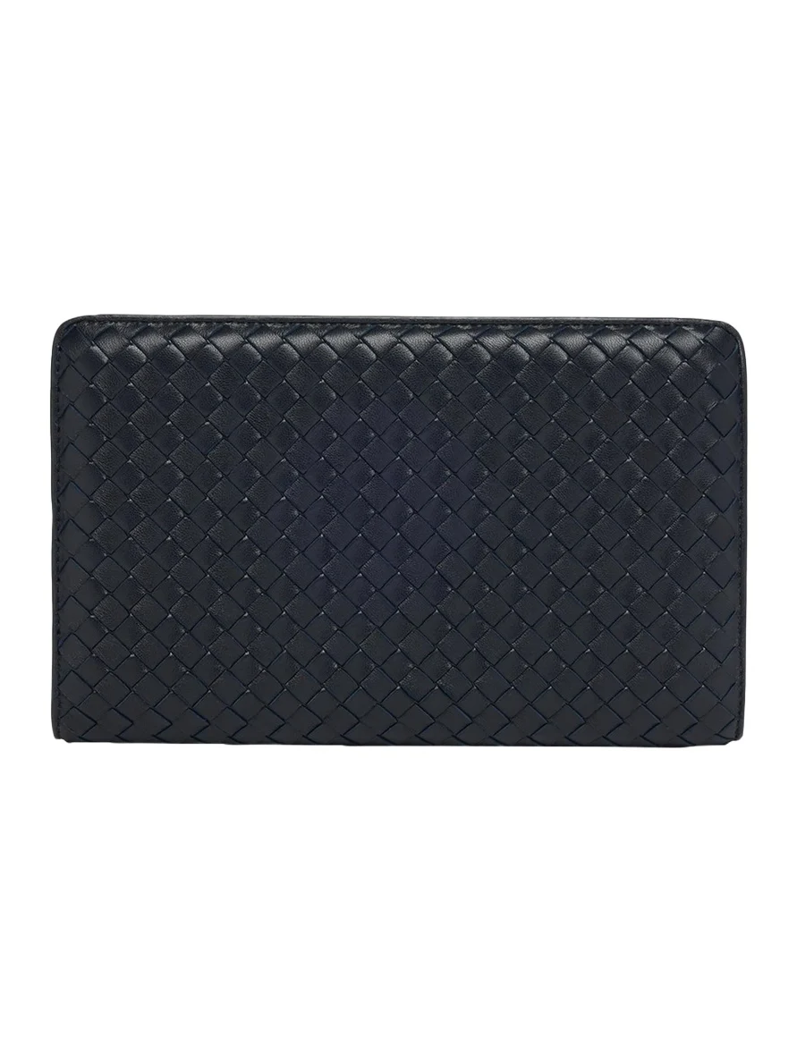 Bottega Veneta Agenda Leather Clutch Bag