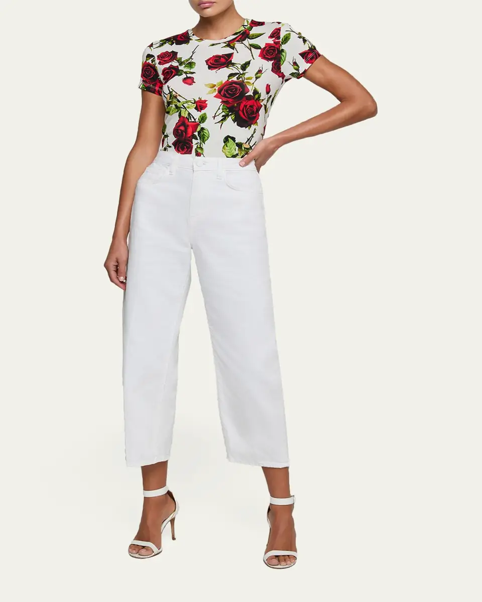 L'Agence Mallis Bow-Leg Jeans | Thumbnail 2 L'Agence Mallis Bow-Leg Jeans | Thumbnail 2