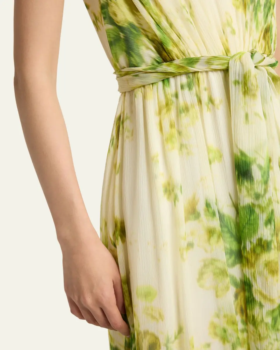 Erdem Sleeveless Floral-Print Silk Gown | Thumbnail 5 Erdem Sleeveless Floral-Print Silk Gown | Thumbnail 5