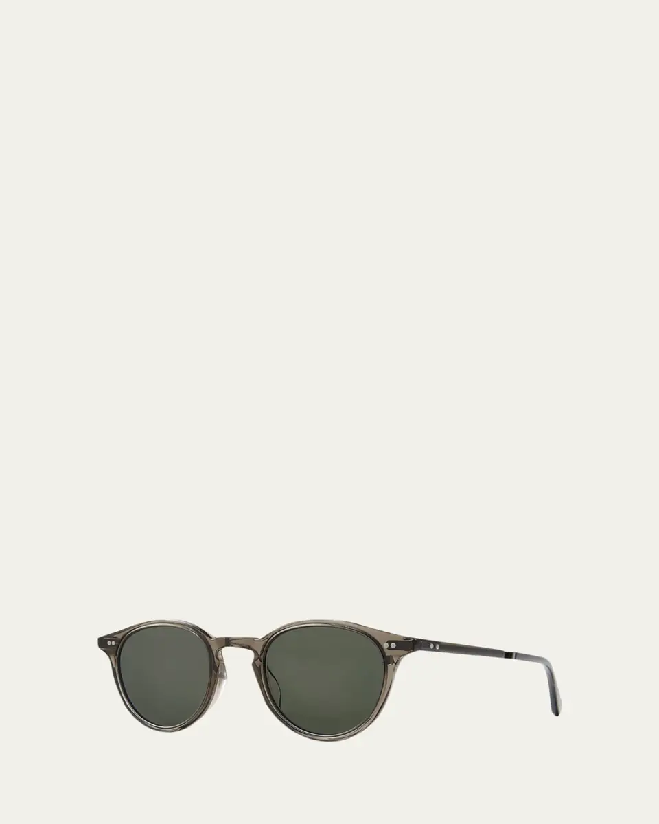 Garrett Leight Men's Marmont II Acetate Round Sunglasses | Thumbnail 2 Garrett Leight Men's Marmont II Acetate Round Sunglasses | Thumbnail 2