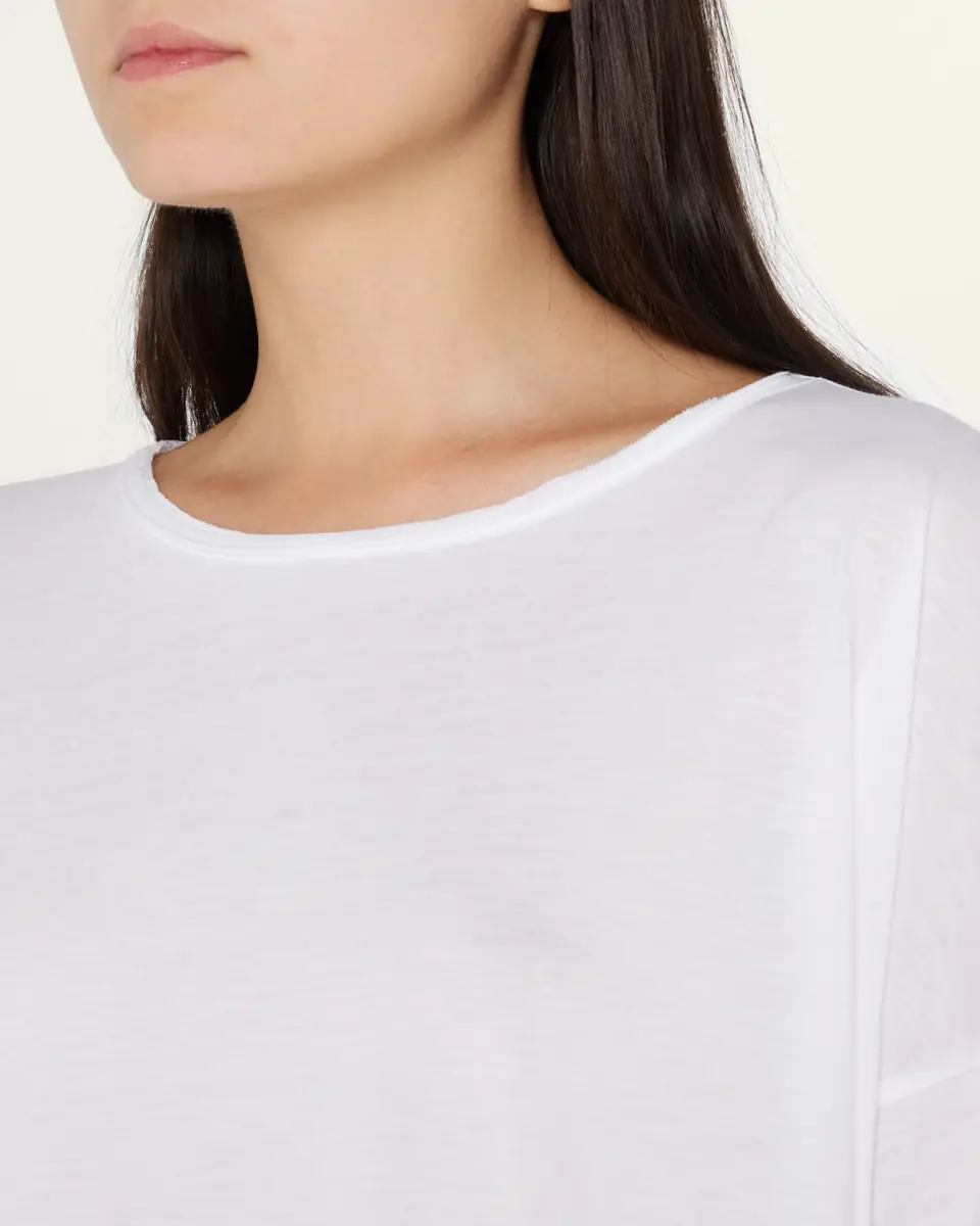 Eskandar Long-Sleeve Scoop-Neck Lightweight T-Shirt | Thumbnail 5