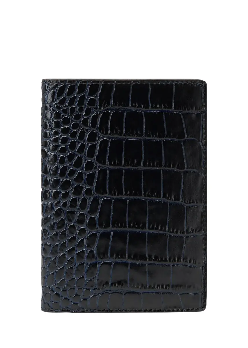 Smythson Mara Croc-Embossed Leather Passport Holder | Thumbnail 3 Smythson Mara Croc-Embossed Leather Passport Holder | Thumbnail 3
