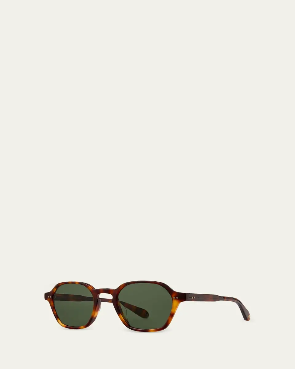 Garrett Leight Men's Temescal Acetate Square Sunglasses | Thumbnail 2 Garrett Leight Men's Temescal Acetate Square Sunglasses | Thumbnail 2