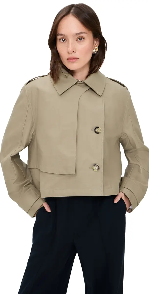rag & bone Jamie Cropped Trench