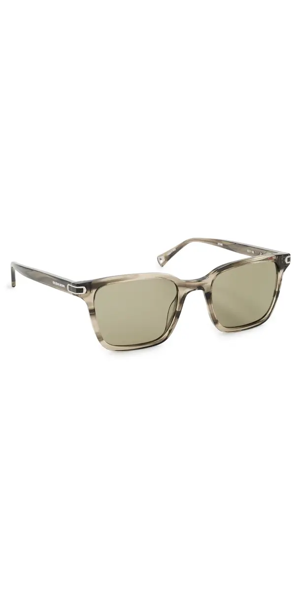 Orlebar Brown The Robbie Sunglasses Agave Bark/Herbal Green One Size | Image 1 Orlebar Brown The Robbie Sunglasses Agave Bark/Herbal Green One Size | Image 1
