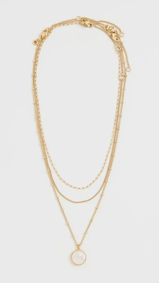 Madewell Three-Pack Mother of Pearl Necklace Set | Thumbnail 2 Madewell Three-Pack Mother of Pearl Necklace Set | Thumbnail 2