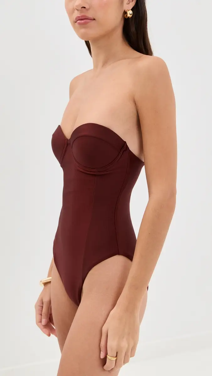 Palmacea Mare One Piece Merlot Merlot | Thumbnail 4