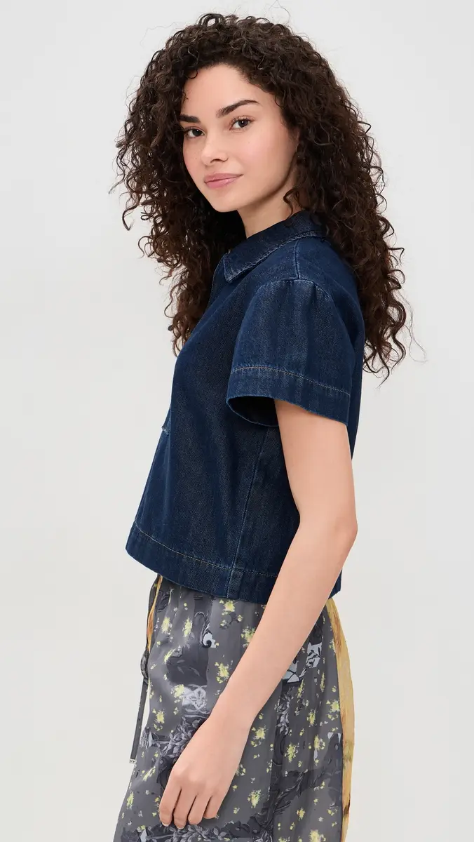 Joe's Jeans The Lillian Denim Popover Shirt | Thumbnail 4 Joe's Jeans The Lillian Denim Popover Shirt | Thumbnail 4