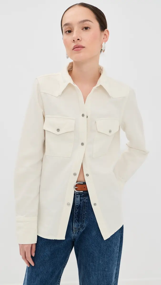 TWP Ranchers Daughter Button Down White | Thumbnail 2