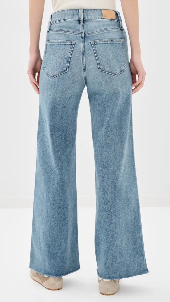 PAIGE Anessa Jeans with Twisted Outseam Panel and Raw Hem 31 Explorer | Thumbnail 3 PAIGE Anessa Jeans with Twisted Outseam Panel and Raw Hem 31 Explorer | Thumbnail 3