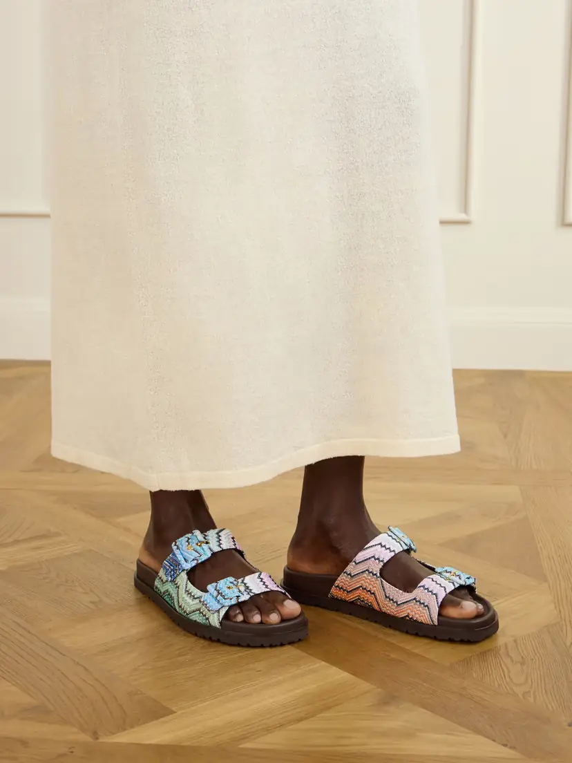 Missoni Clea Striped Woven Sandals | Thumbnail 2