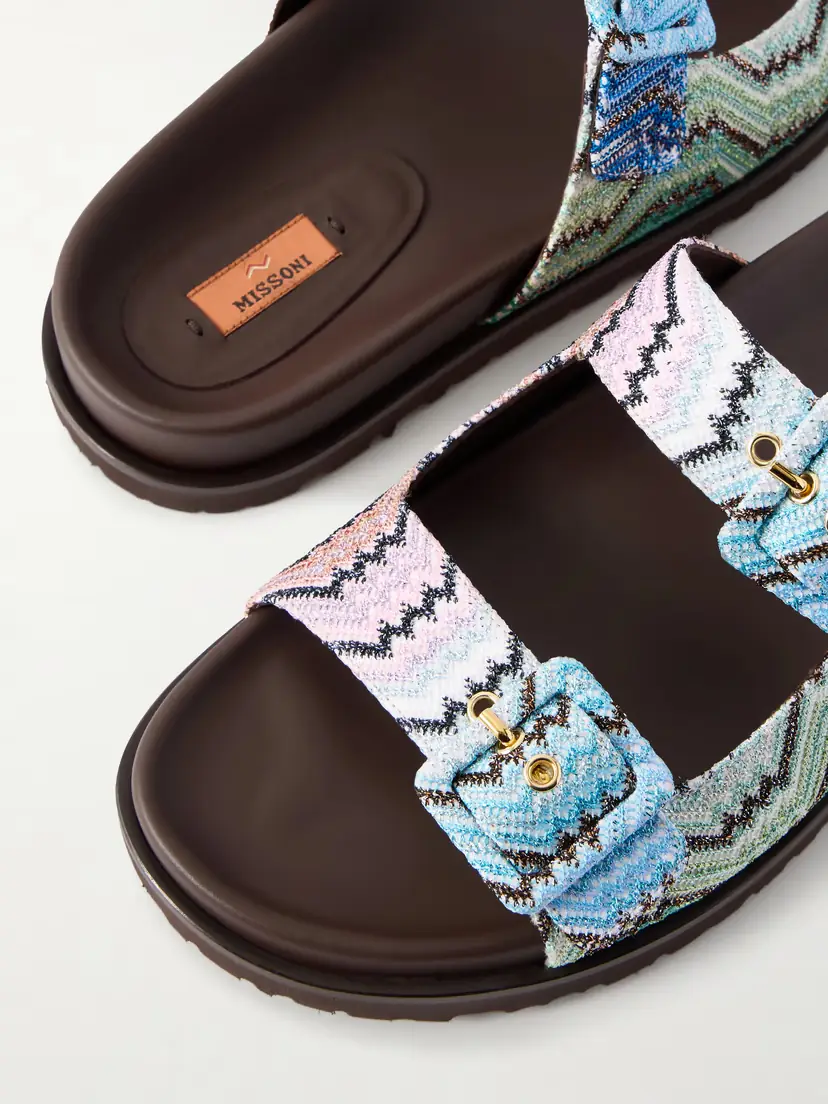 Missoni Clea Striped Woven Sandals | Thumbnail 5