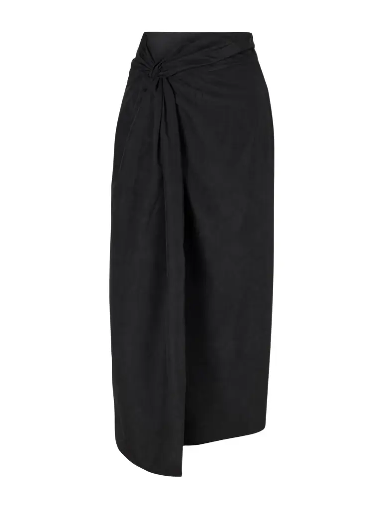 RÓHE Crinkled-satin Midi Skirt | Image 1 RÓHE Crinkled-satin Midi Skirt | Image 1