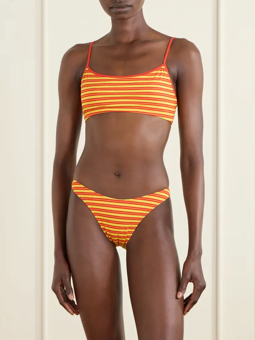 Lido Striped Ribbed Bikini | Thumbnail 2 Lido Striped Ribbed Bikini | Thumbnail 2