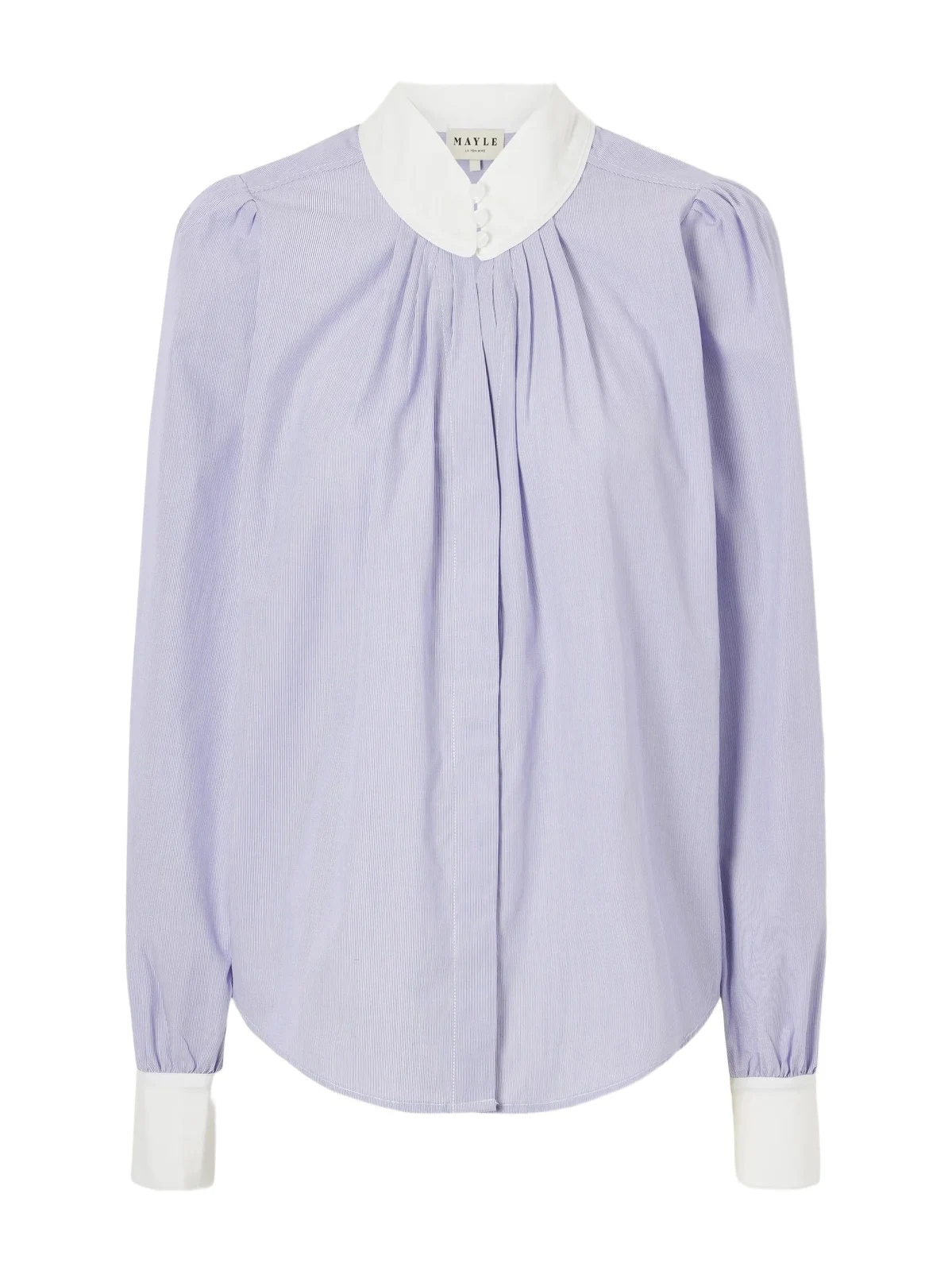 Val D'isere Striped Cotton Blouse
