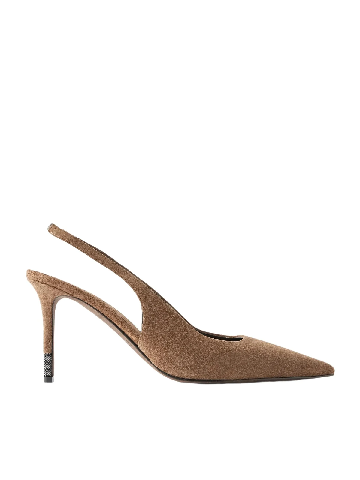 80 Suede Slingback Pumps