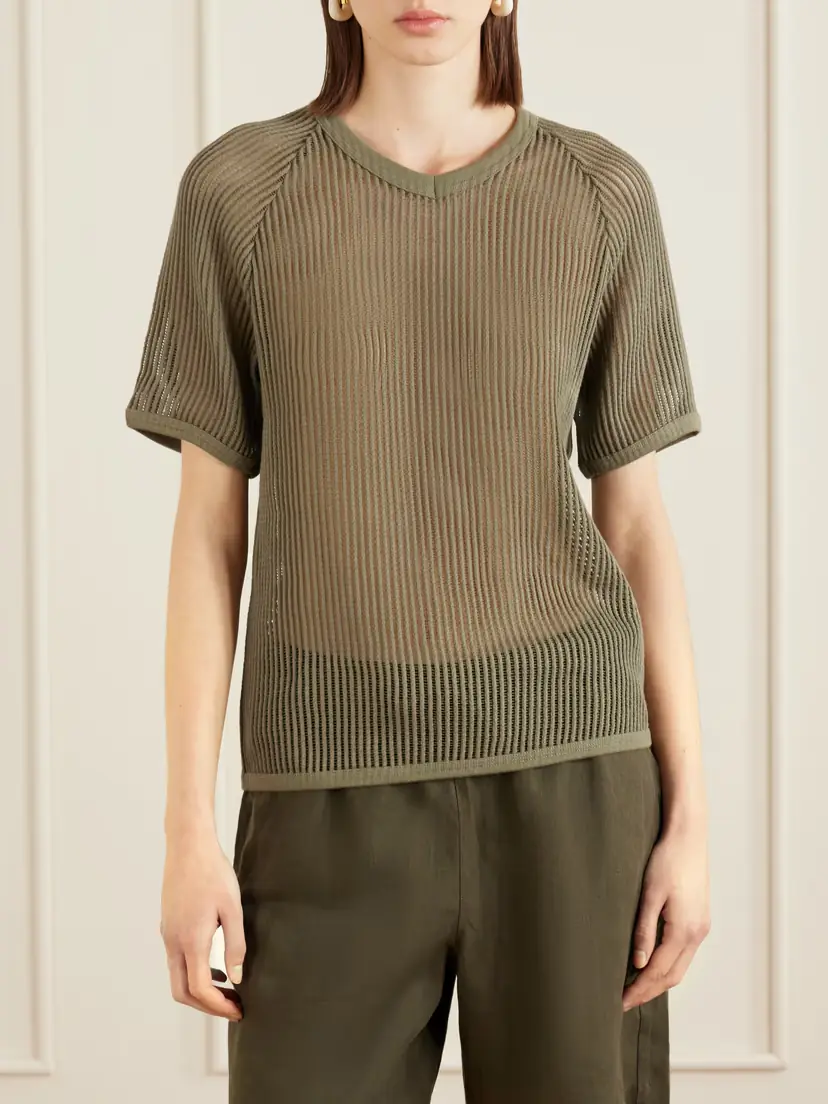 Aimé Leon Dore Ribbed Cotton-blend T-shirt | Thumbnail 3 Aimé Leon Dore Ribbed Cotton-blend T-shirt | Thumbnail 3