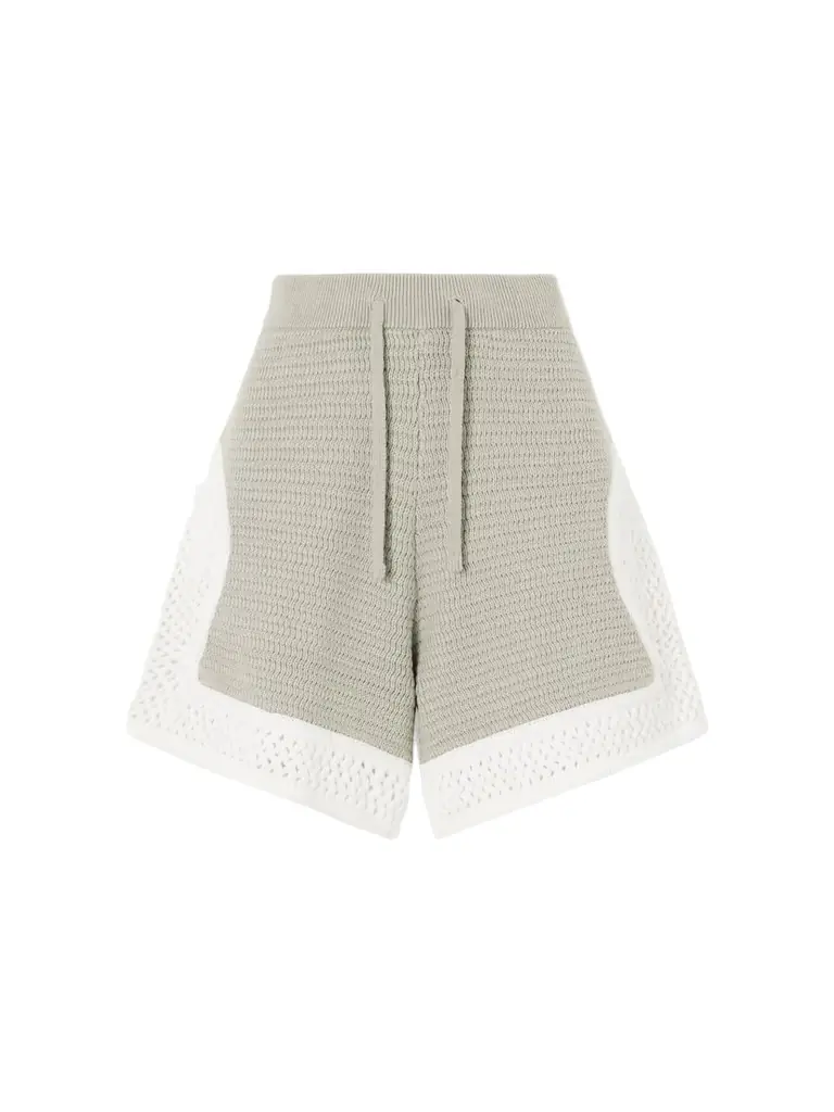 Aimé Leon Dore Crocheted Straight-leg Cotton Shorts | Image 1 Aimé Leon Dore Crocheted Straight-leg Cotton Shorts | Image 1
