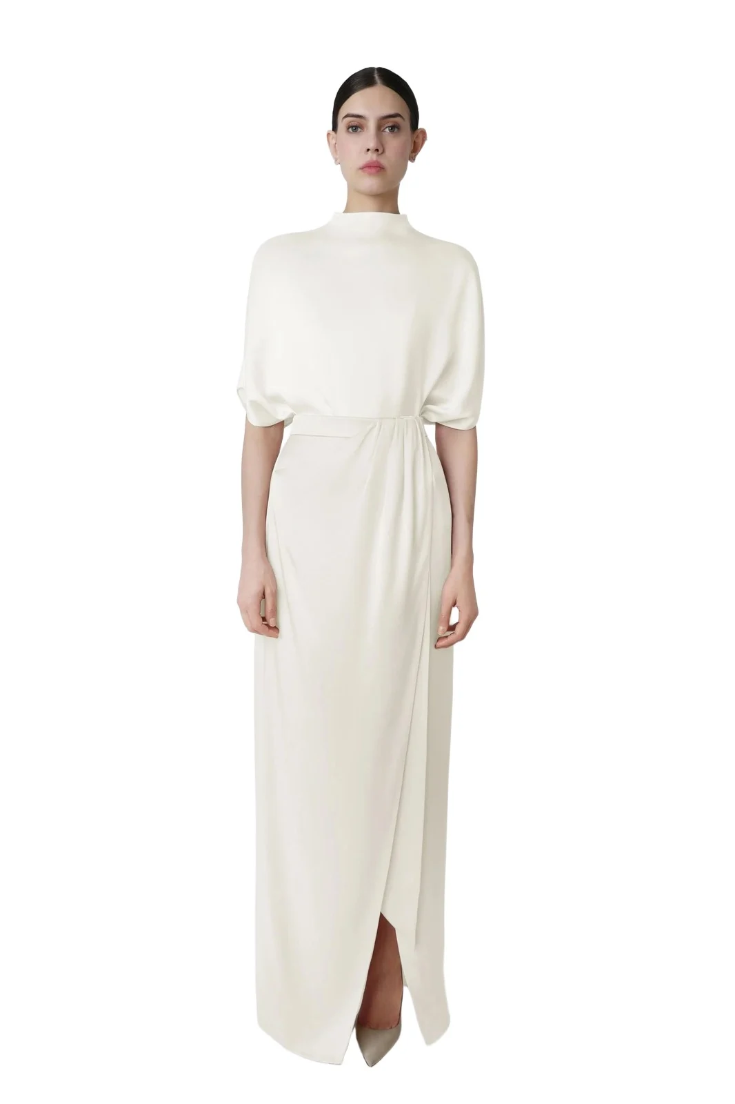 Satin Wrap Maxi Skirt Satin Wrap Maxi Skirt