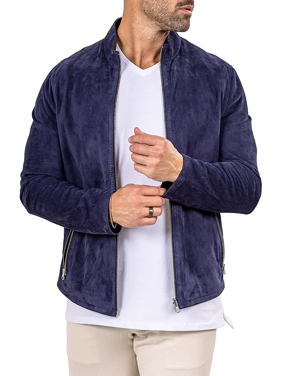 Maceoo Men's Marthyr Leather Jacket | Thumbnail 3 Maceoo Men's Marthyr Leather Jacket | Thumbnail 3
