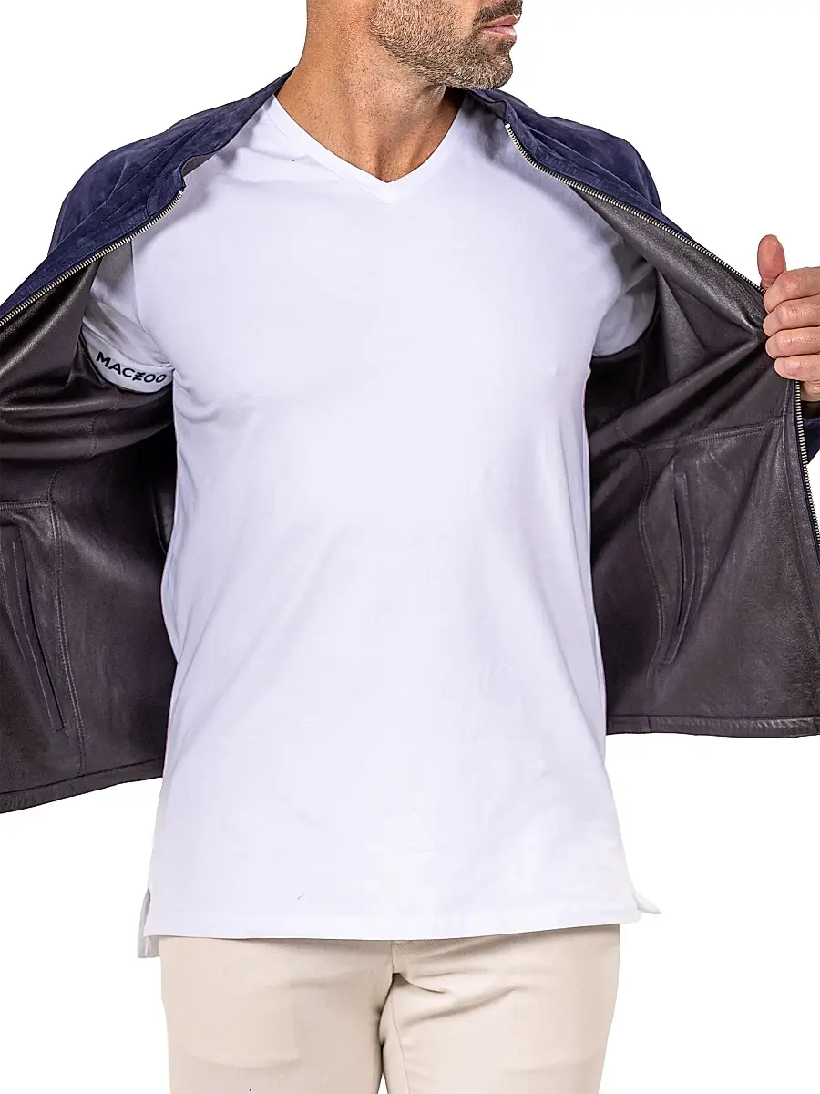 Maceoo Men's Marthyr Leather Jacket | Thumbnail 7 Maceoo Men's Marthyr Leather Jacket | Thumbnail 7