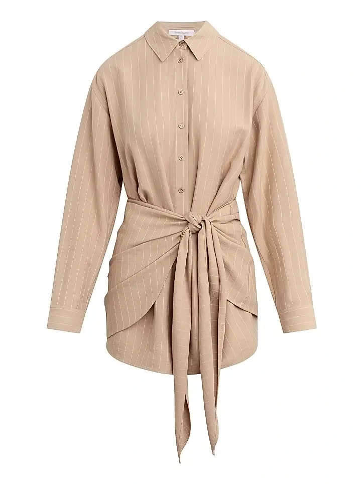Women's The Sweet Talker Striped A-Line Mini-Shirtdress Women's The Sweet Talker Striped A-Line Mini-Shirtdress