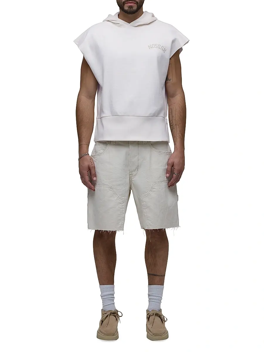 Hudson Jeans Men's Viper Sleeveless Hoodie | Thumbnail 2