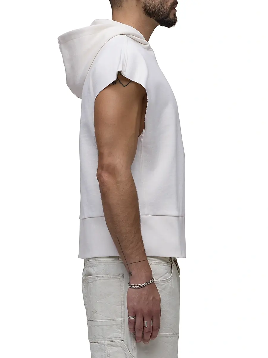 Hudson Jeans Men's Viper Sleeveless Hoodie | Thumbnail 5