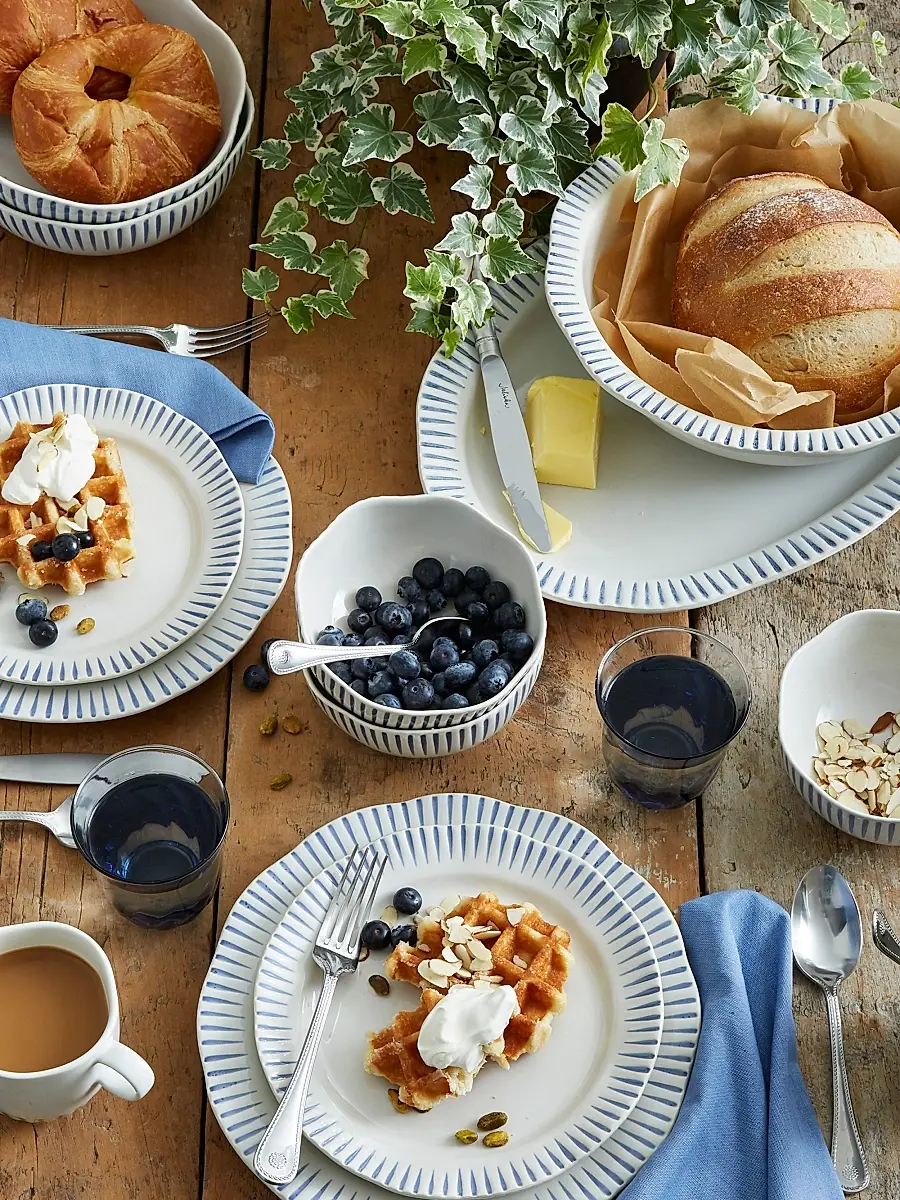 Juliska Unisex Wanderlust Sittio Stripe Dinner Plate | Thumbnail 4