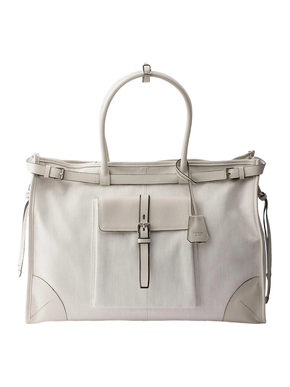 Men's Bonnie Denim and Leather Tote Bag