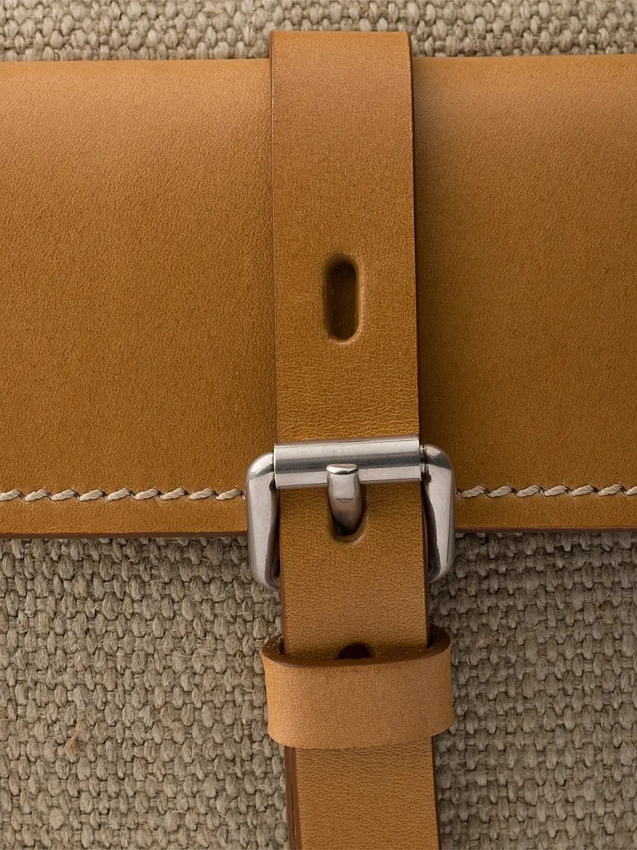Prada Women's Bonnie Linen and Leather Tote Bag | Thumbnail 9 Prada Women's Bonnie Linen and Leather Tote Bag | Thumbnail 9