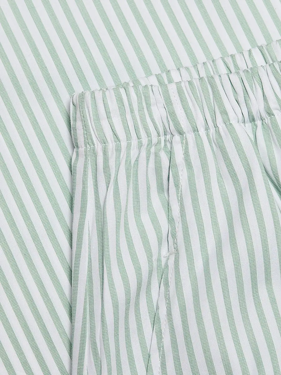 LESET Women's Yoshi Striped Cotton-Blend Wide-Leg Pants | Thumbnail 7 LESET Women's Yoshi Striped Cotton-Blend Wide-Leg Pants | Thumbnail 7