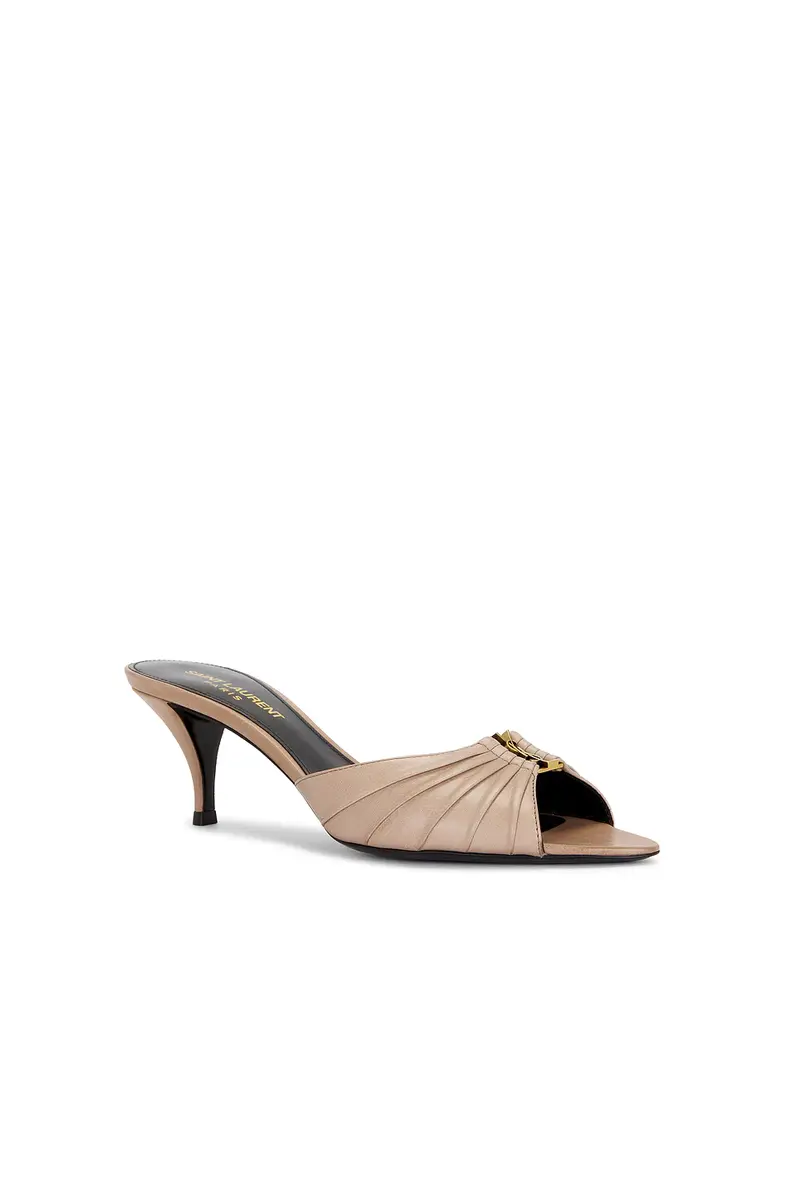 Saint Laurent Babylone Mule Sandal | Thumbnail 2 Saint Laurent Babylone Mule Sandal | Thumbnail 2
