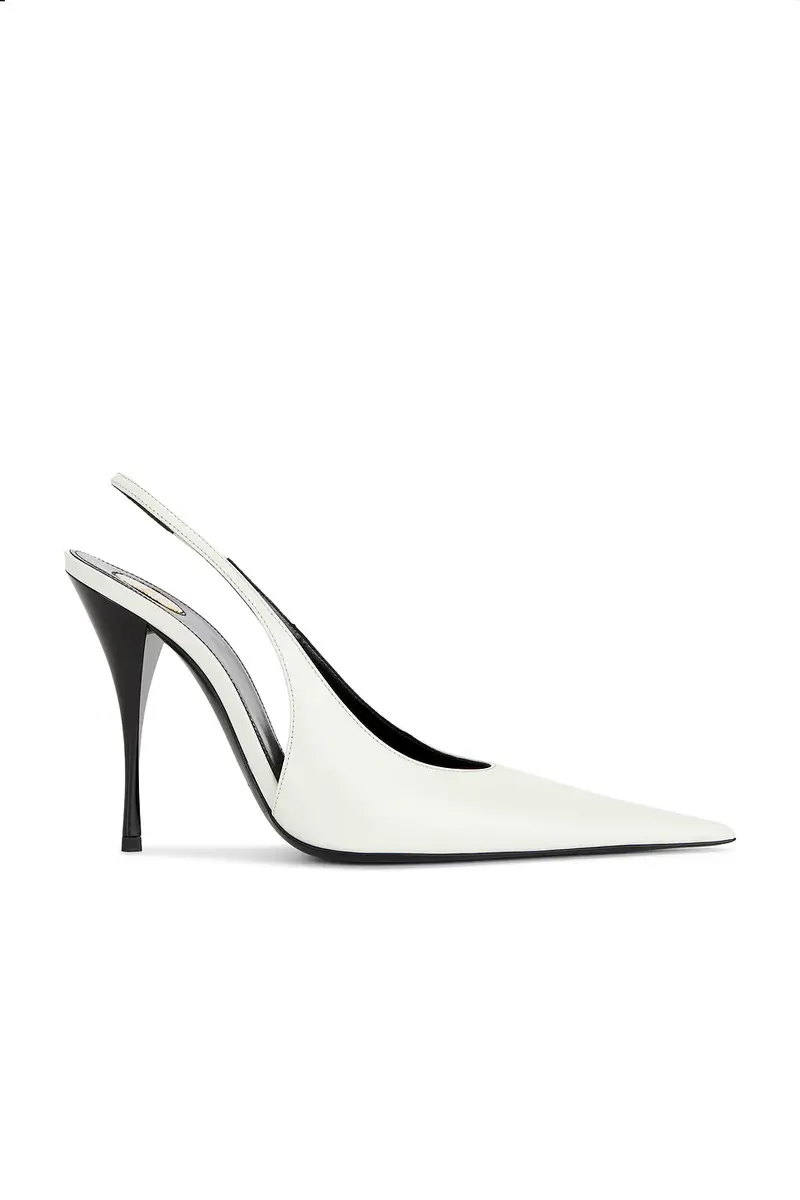 Saint Laurent P.A.R.I.S. Slingback Pump | Image 1 Saint Laurent P.A.R.I.S. Slingback Pump | Image 1