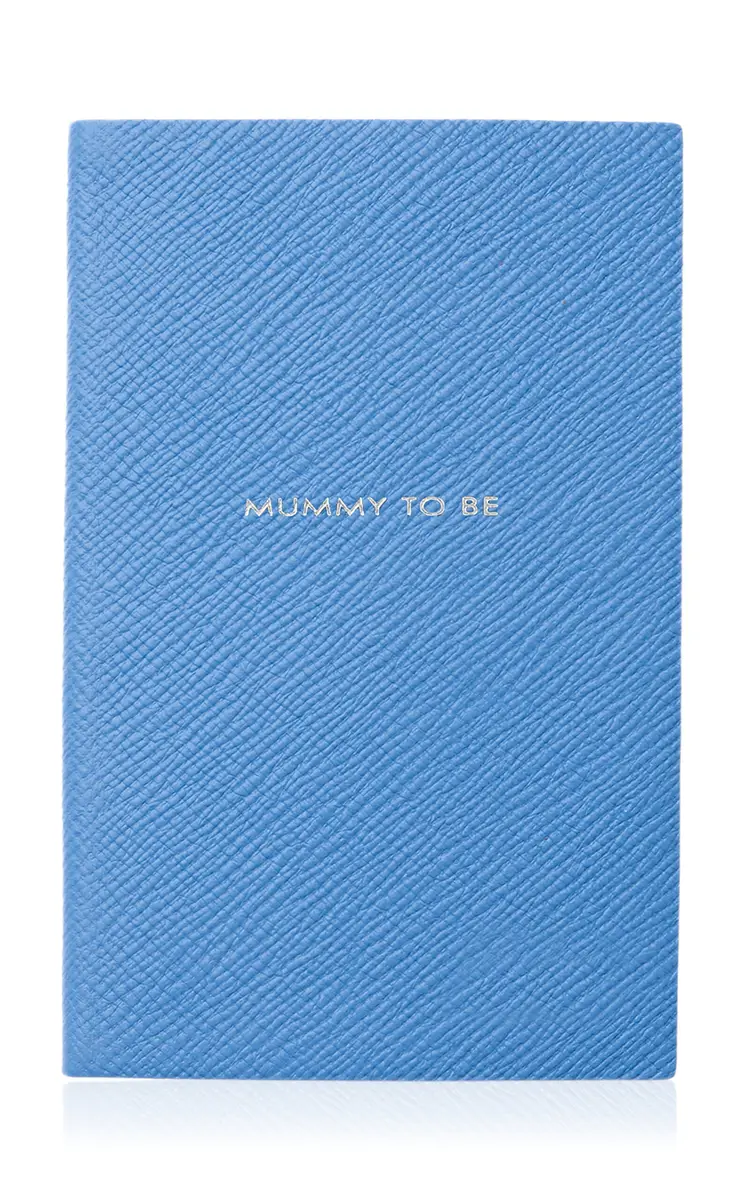 Smythson Mummy To Be Panama Leather Notebook | Thumbnail 4 Smythson Mummy To Be Panama Leather Notebook | Thumbnail 4