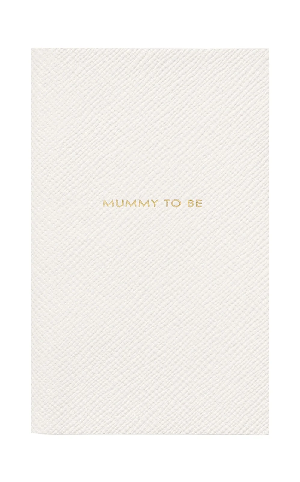 Smythson Mummy To Be Panama Leather Notebook