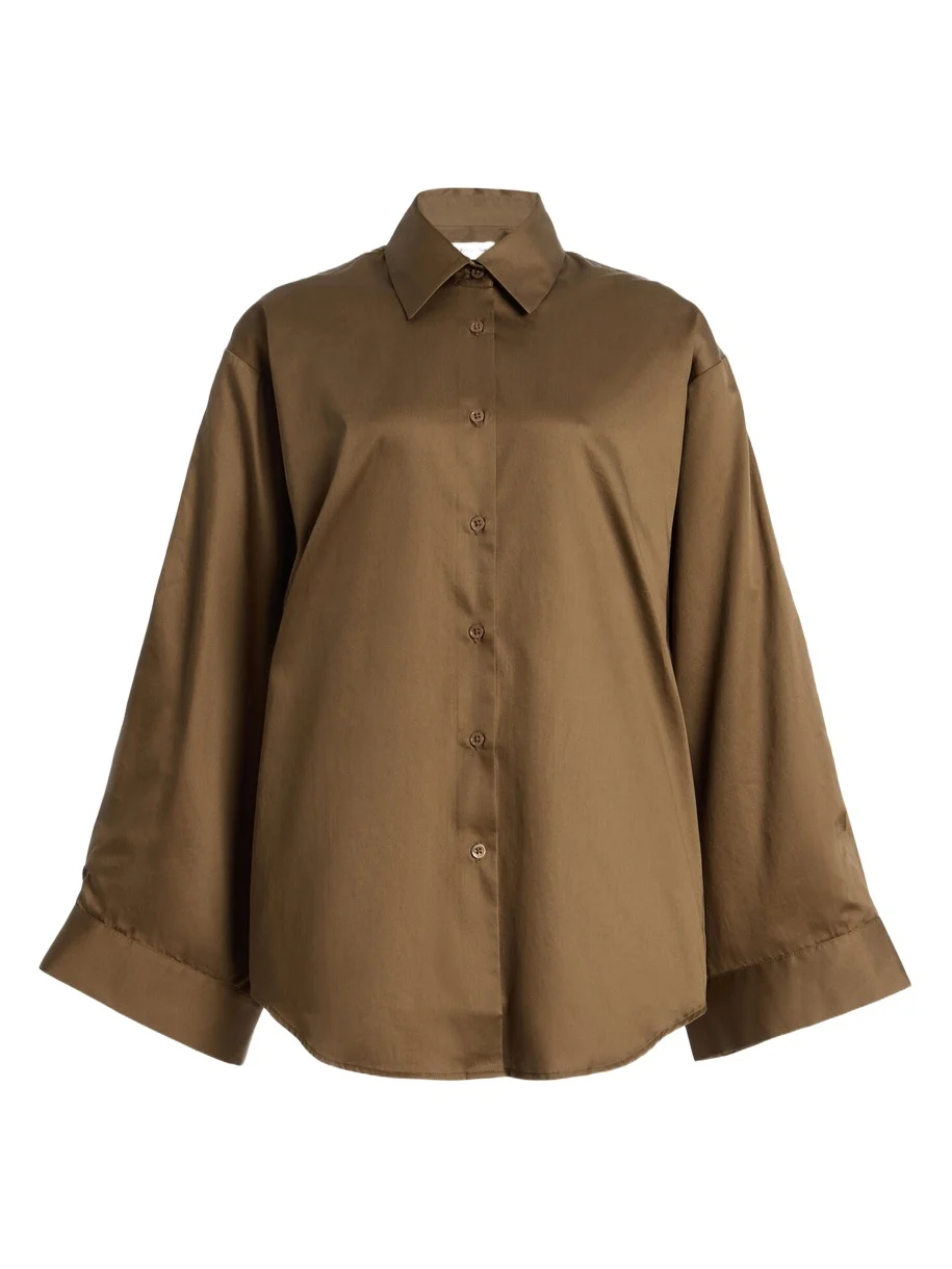 Tila Cotton Wide-Sleeve Shirt Tila Cotton Wide-Sleeve Shirt