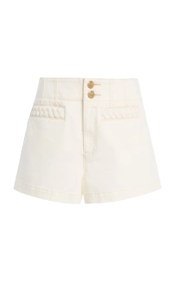 Zimmermann Roselight High-Rise Shorts | Thumbnail 6 Zimmermann Roselight High-Rise Shorts | Thumbnail 6