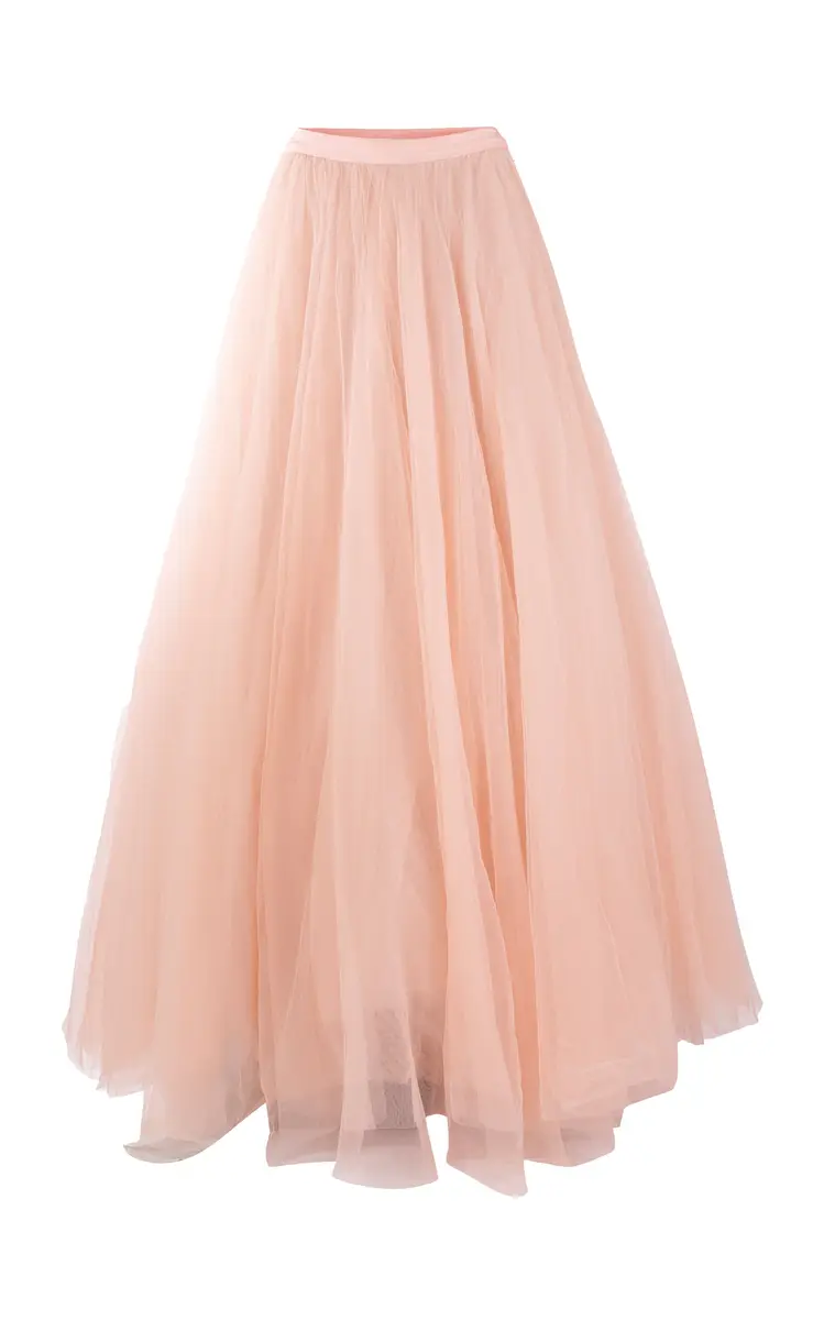 LA FUORI Ballet Rose Embellished Tulle Maxi Skirt | Thumbnail 5