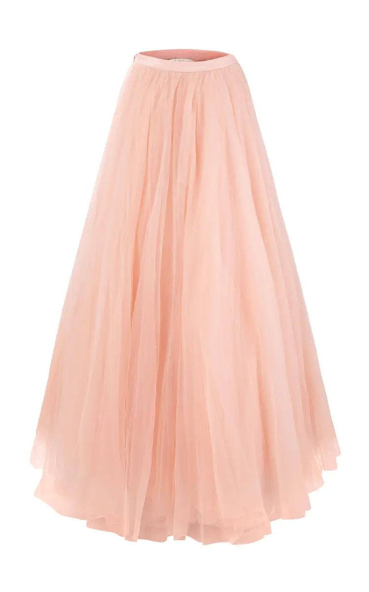 LA FUORI Ballet Rose Embellished Tulle Maxi Skirt | Thumbnail 6
