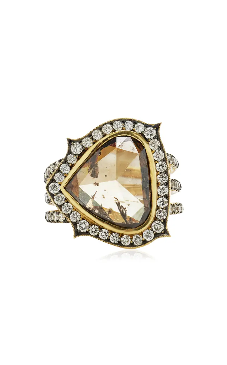 Sylva & Cie Triple Shank Champgne Diamond Ring | Thumbnail 6 Sylva & Cie Triple Shank Champgne Diamond Ring | Thumbnail 6