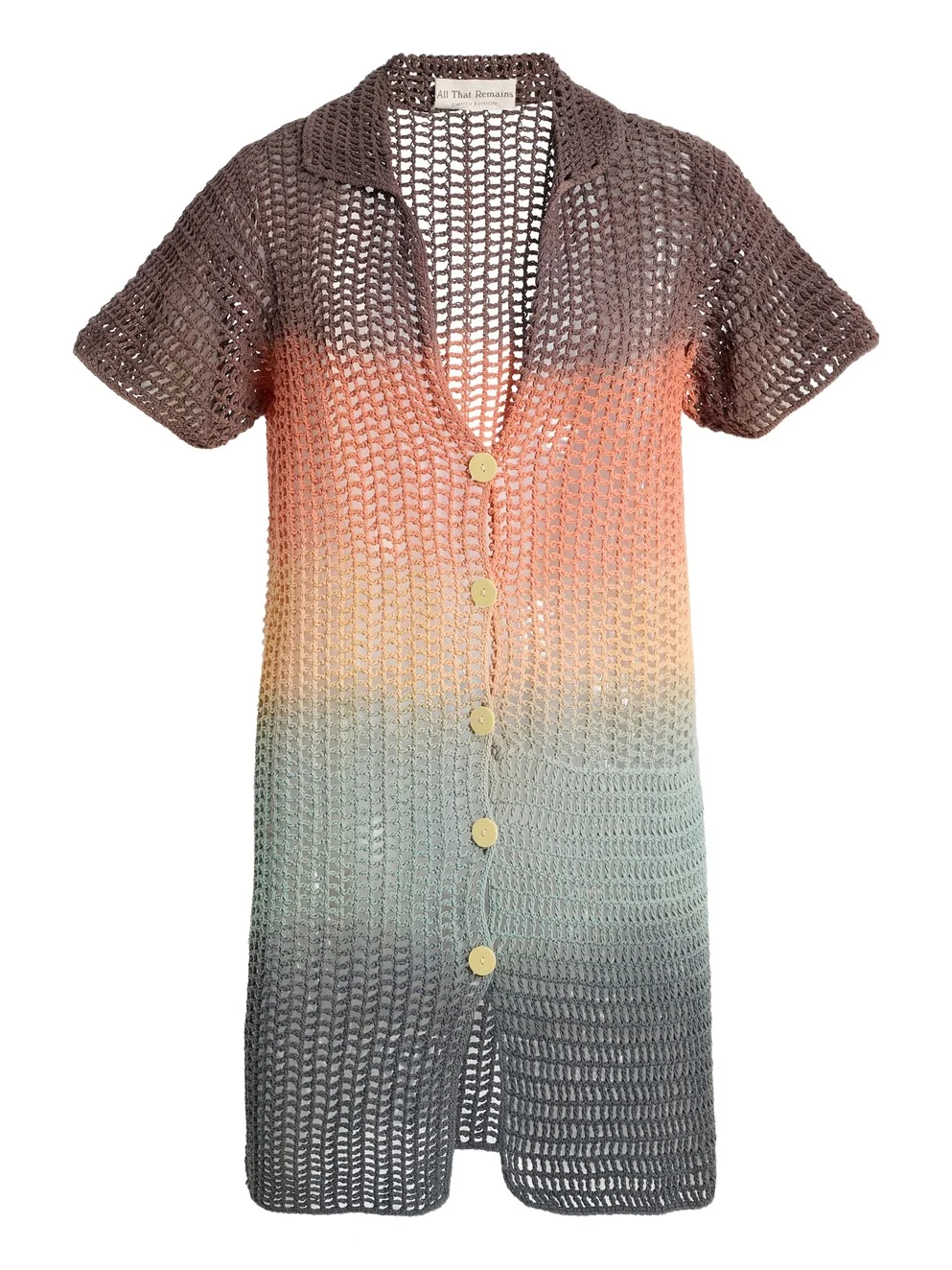 All That Remains Exclusive Floyd Crocheted Cotton Mini Shirt Dress