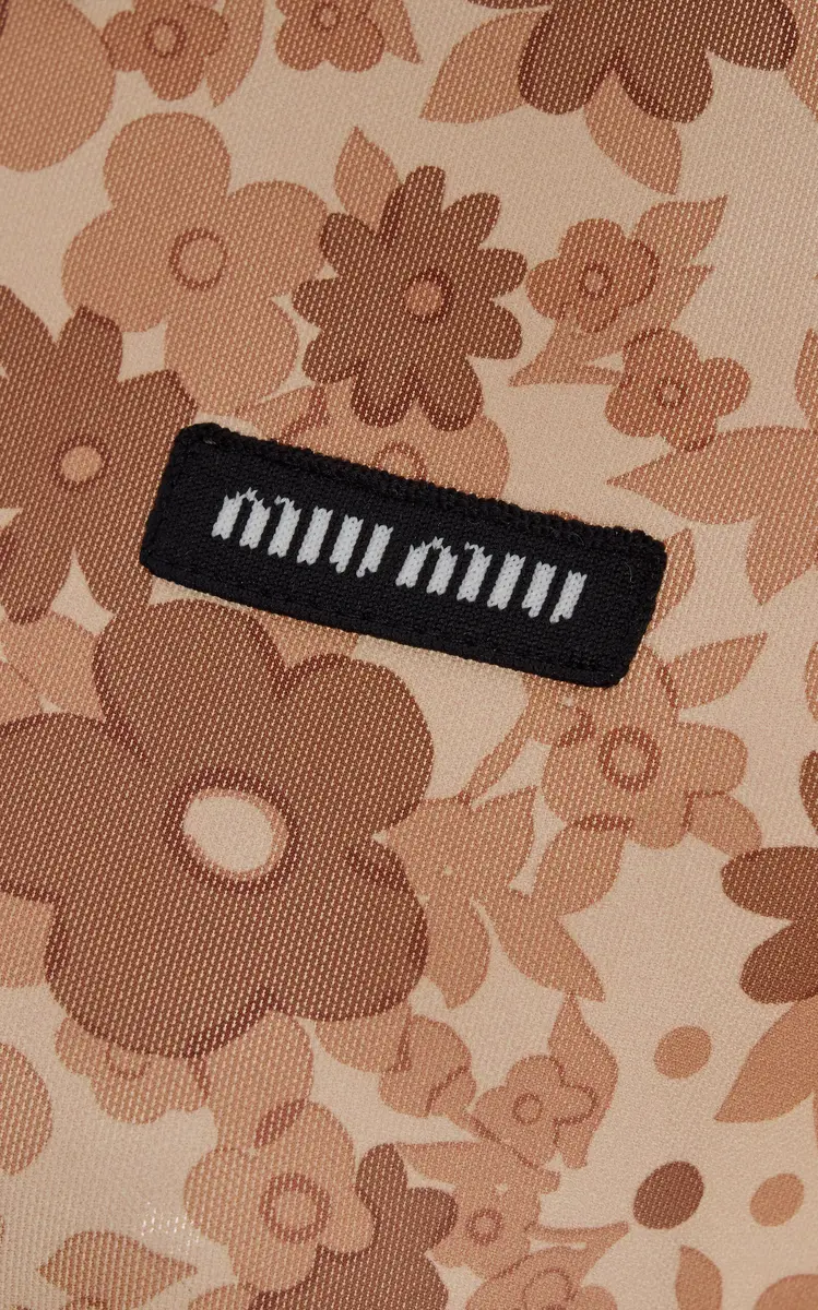 Miu Miu Floral Jersey Mini Dress | Thumbnail 5 Miu Miu Floral Jersey Mini Dress | Thumbnail 5