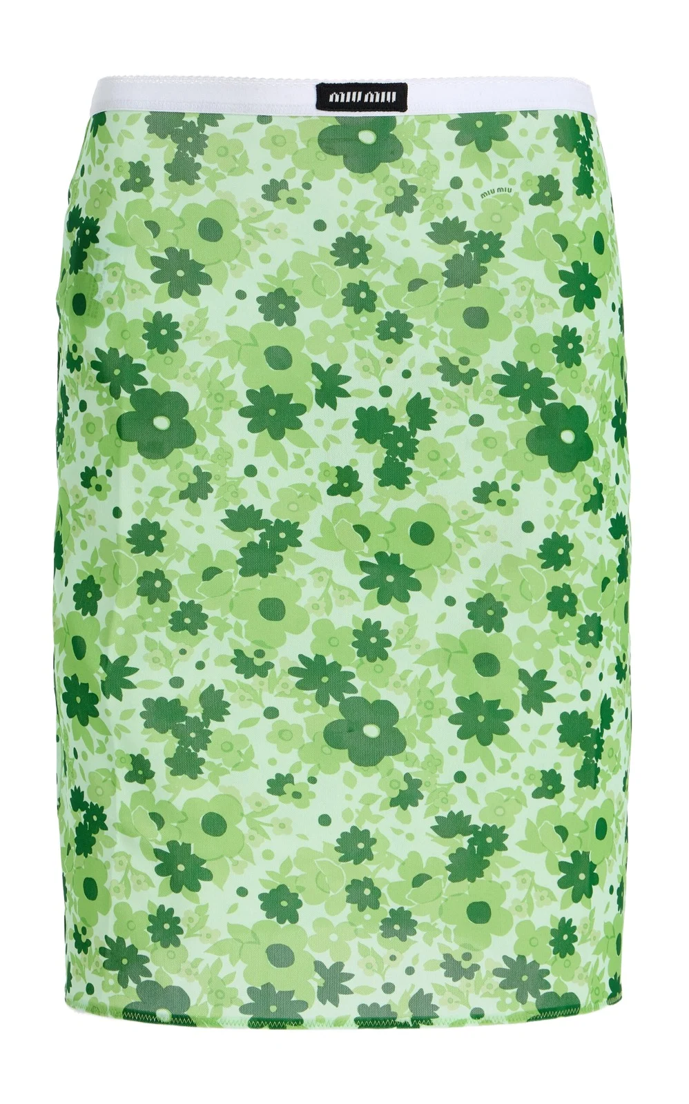 Floral Jersey Midi Skirt