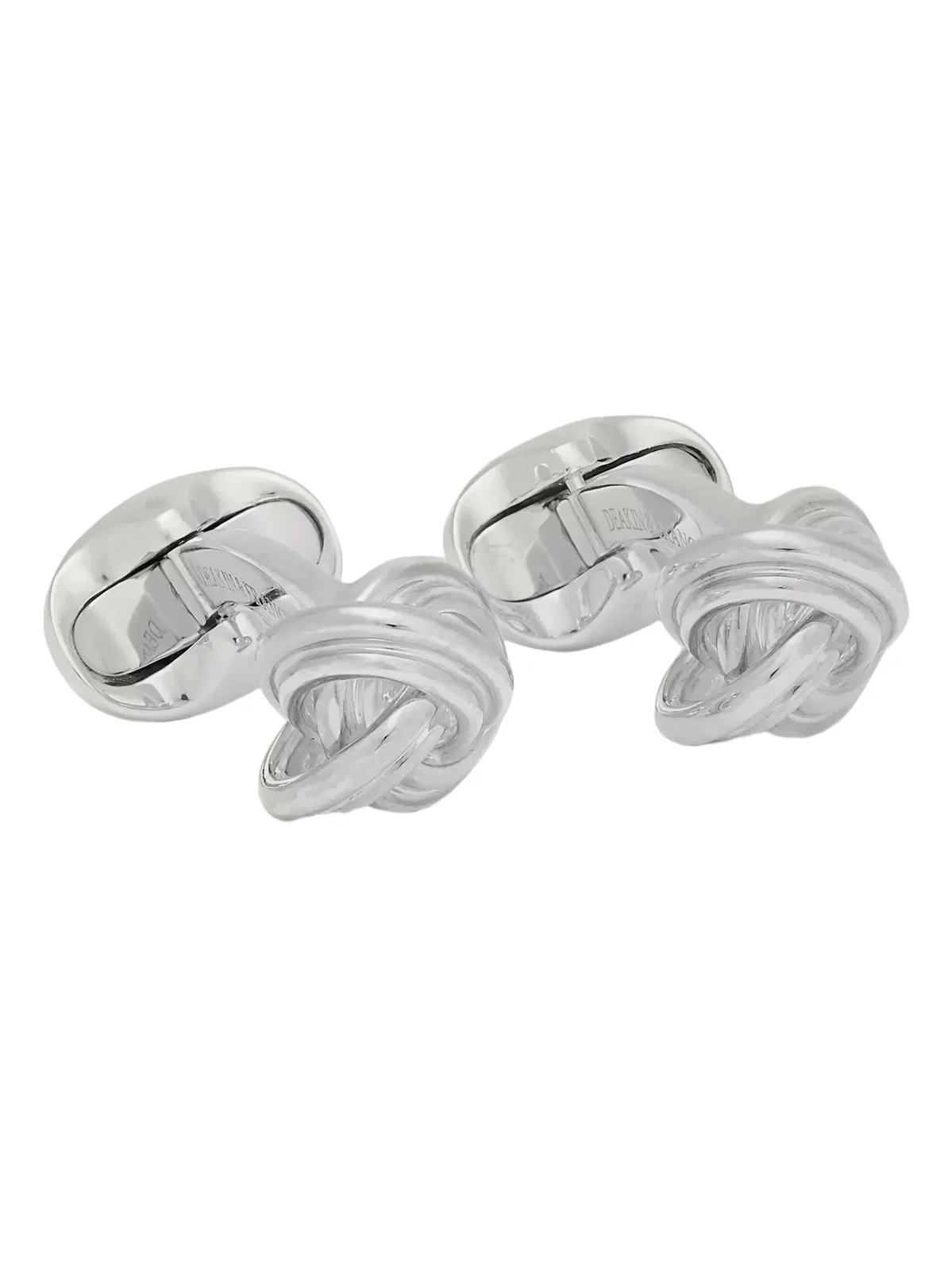 Knot Sterling Silver Cufflinks - Men Knot Sterling Silver Cufflinks - Men